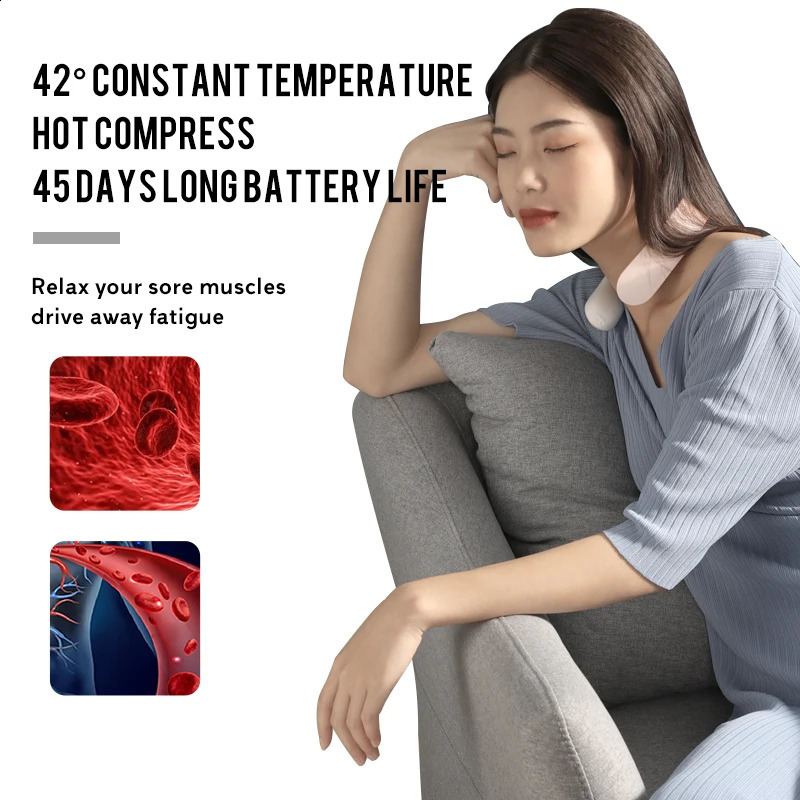 Intelligent Cervical Spine Massager Multifunctional Shoulder Neck and Waist Physiotherapy Mini Portable Care Instrument 240919