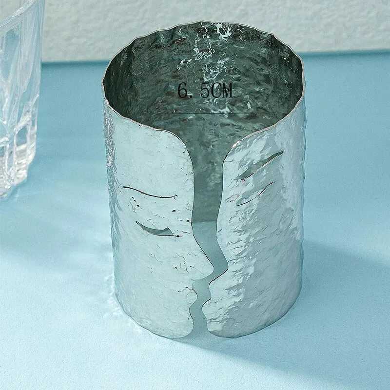 Large Metal Cuff Bangle Open Bracelet For Women Funny Design Hammered Punk New Styles Heavy Holiday Accessories Party JewelryX240925