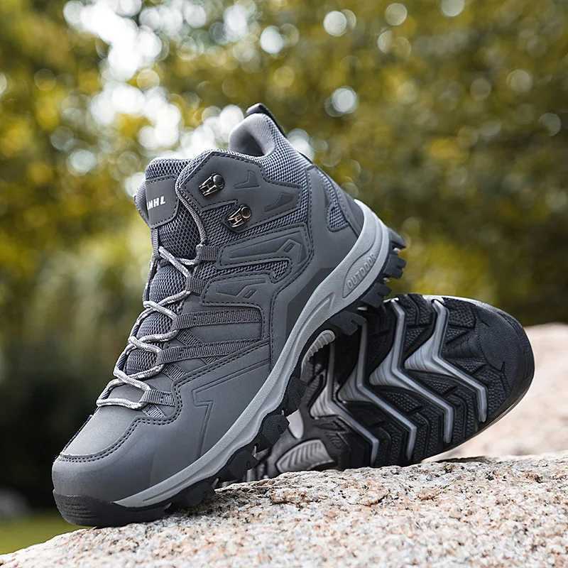 Outdoor ShoesWinter Men Outdoor Hiking Shoes Trekking Ankle Boots Mountain Shoes Tracking Hike Sneakers Dropshipping Z240924