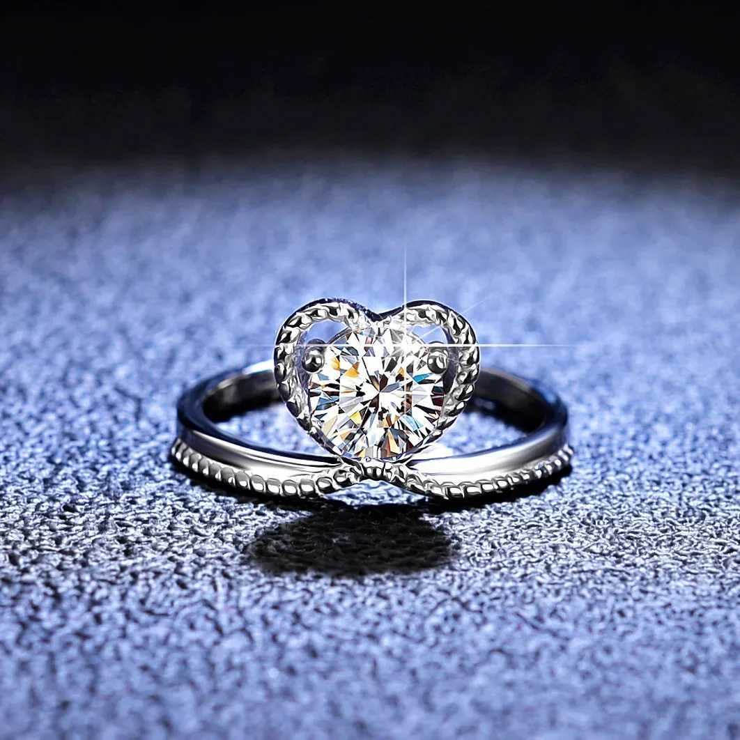 Platinum PT950 1CT VVS1 Diamond Female Engagement Ring Female Declaration Jewelry W240925