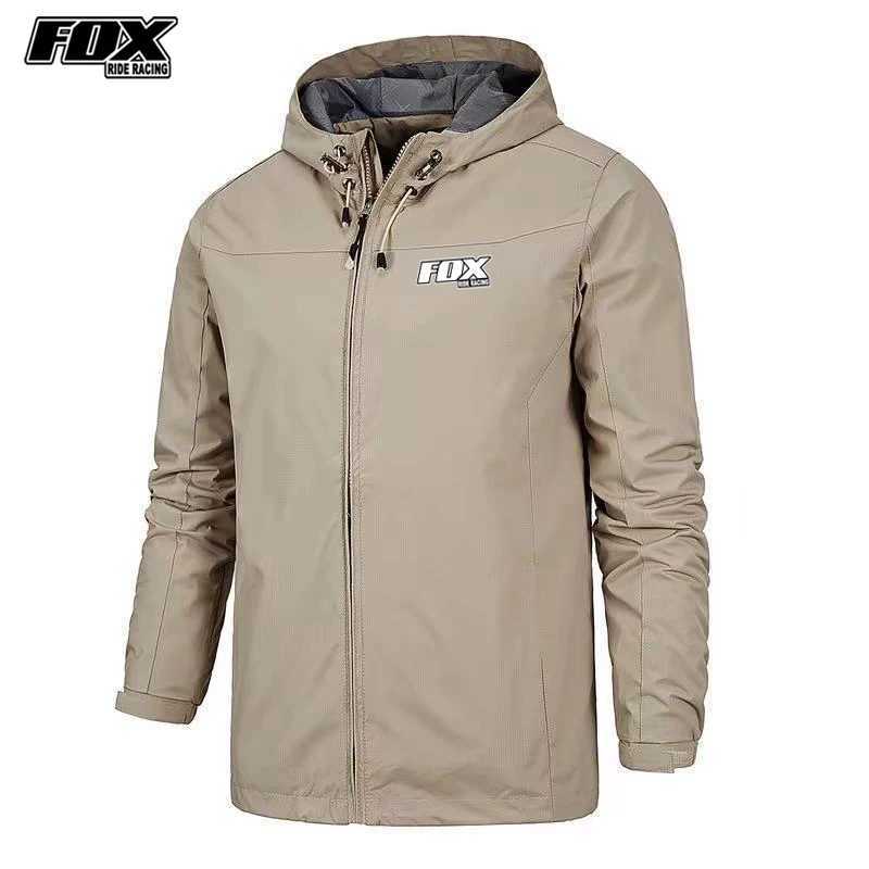 Men's Jackets FOX RIDE RACING Bicycle Jacket Windproof Motorcycle Clothing Mtb Jersey Bicycle Mens Windproof Bicycle Chaqueta Bicycle T240925