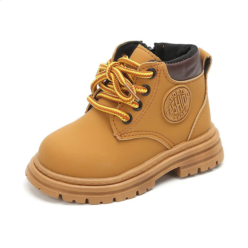 SpringSummer Childrens Shoes Martin Boots Soft Bottom Boys and Girls Zipper Fashion 240925