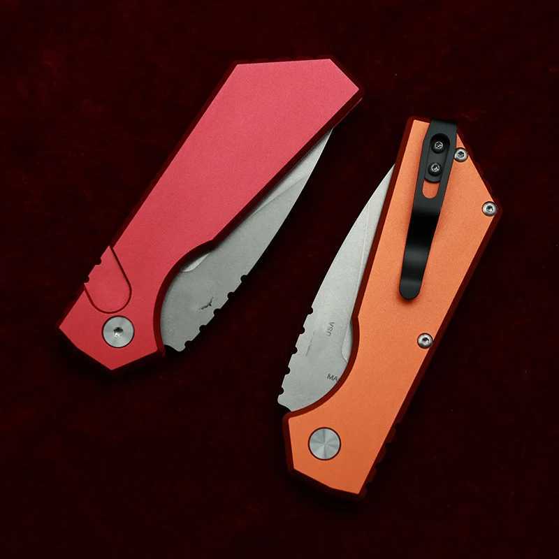 LEMIFSHE Best Packaging Box PT Mark MagnaCut Aluminum Handle Camping Hunting Survival EDC Pocket Tool Folding Knife CL240925