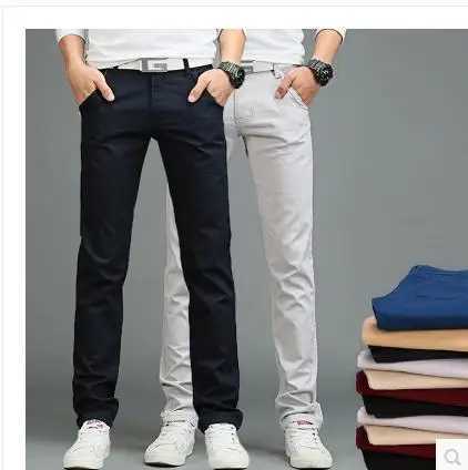 summer New Casual Pants Men Cotton Slim Fit Chinos Fashion Male Brand Clothing Plus Size Trousers cargo pants strtwear M240924 - view 4