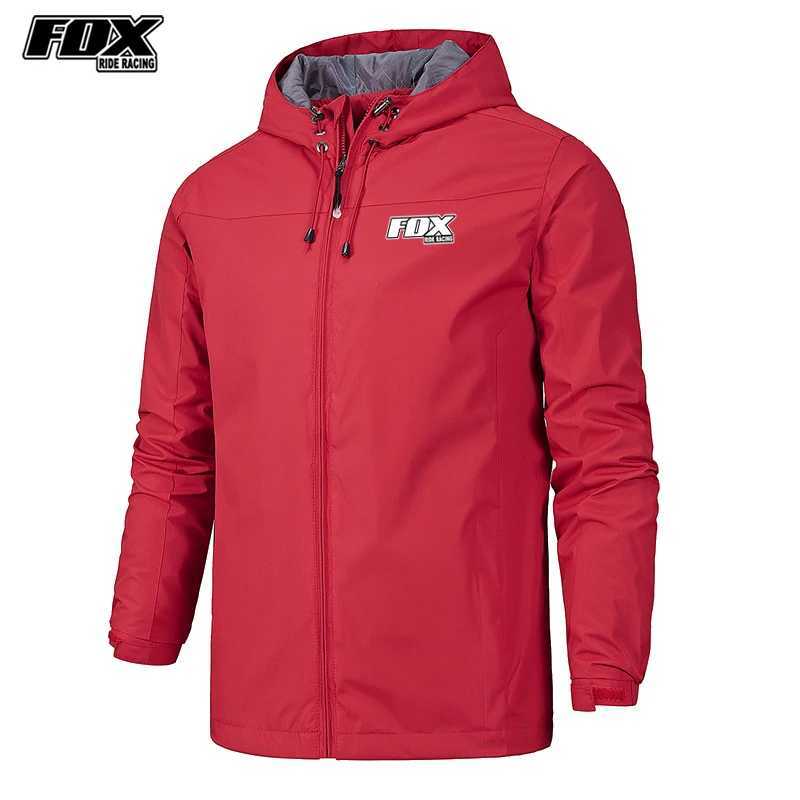 Men's Jackets FOX RIDE RACING Bicycle Jacket Windproof Motorcycle Clothing Mtb Jersey Bicycle Mens Windproof Bicycle Chaqueta Bicycle T240925