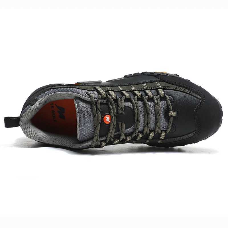 Hiking Shoes Genuine Leather Hiking Shoes Men Waterproof Outdoor Couple Trekking Shoes Non Slip Climbing Sports Shoes Men Sneakers M240924