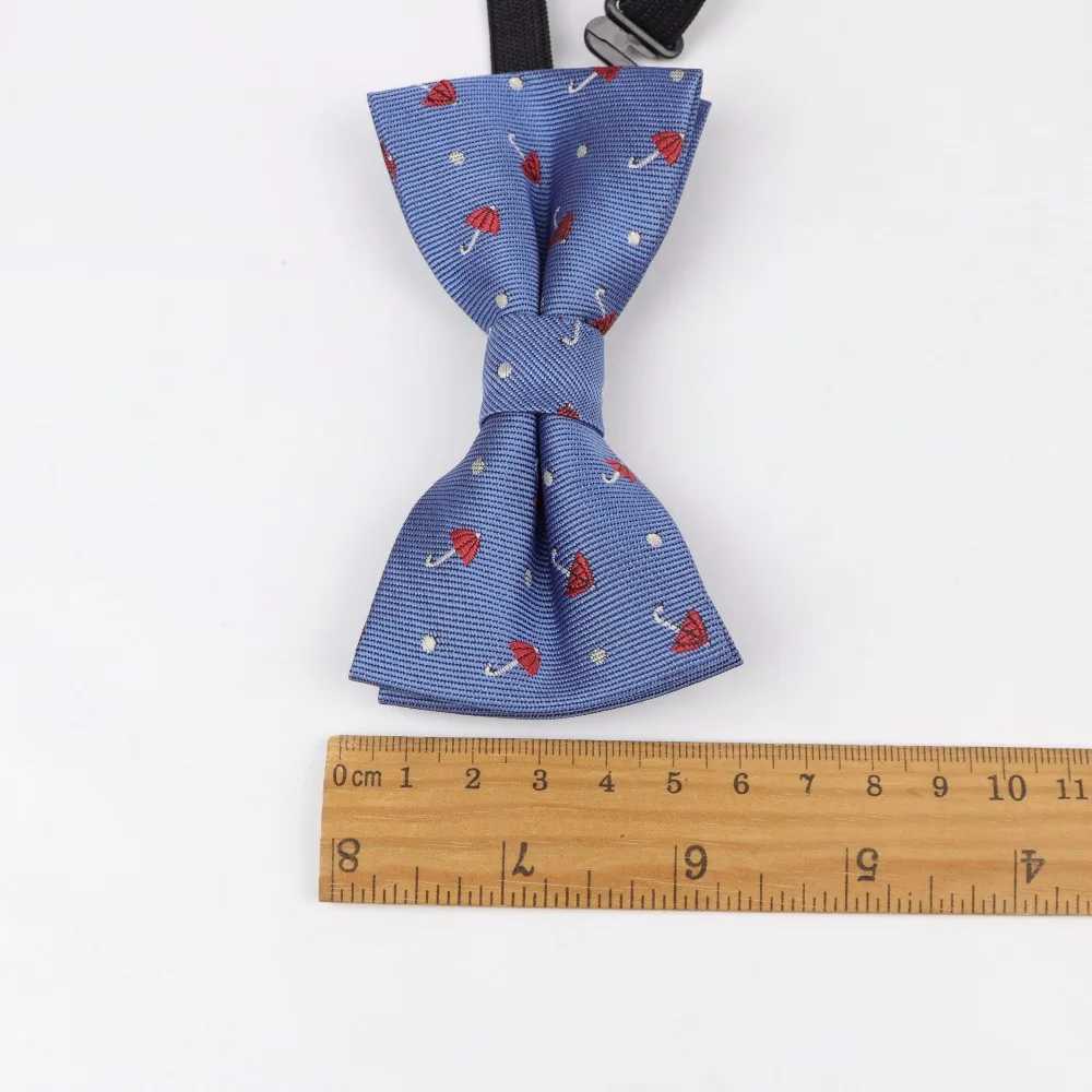 Childrens Fashion Polter Tie Childrens Classic Tie Umbrella Car Fish Airplane Bicycle Party Pet Tie Y240925