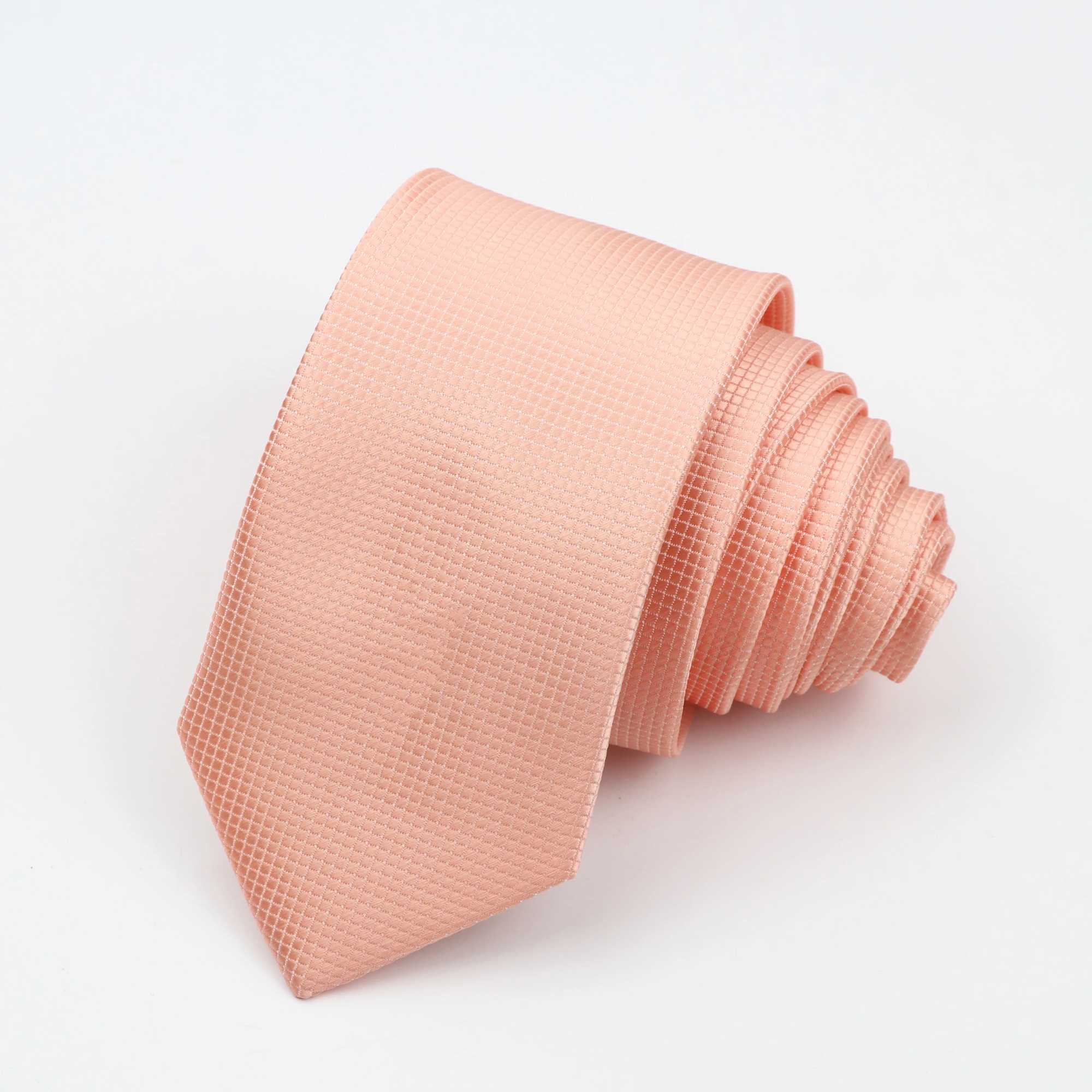 Mens and Wen solid color 6cm polt tie wedding tie formal business tie fashionable simple tie Y240925