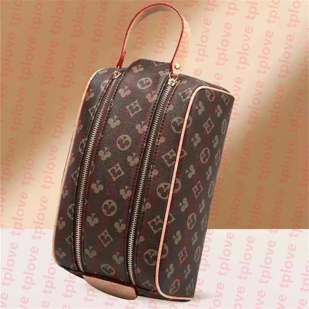 Double zipper men travelling toilet bag designer women wash large capacity cosmetic bags toiletry Pouch