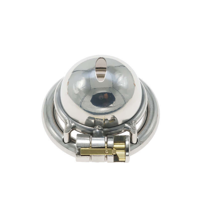 Colorful stainless steel chastity lock, chastity device, CB device, dildo, men's penis cage, outdoor wearing, sexual tools, SM
