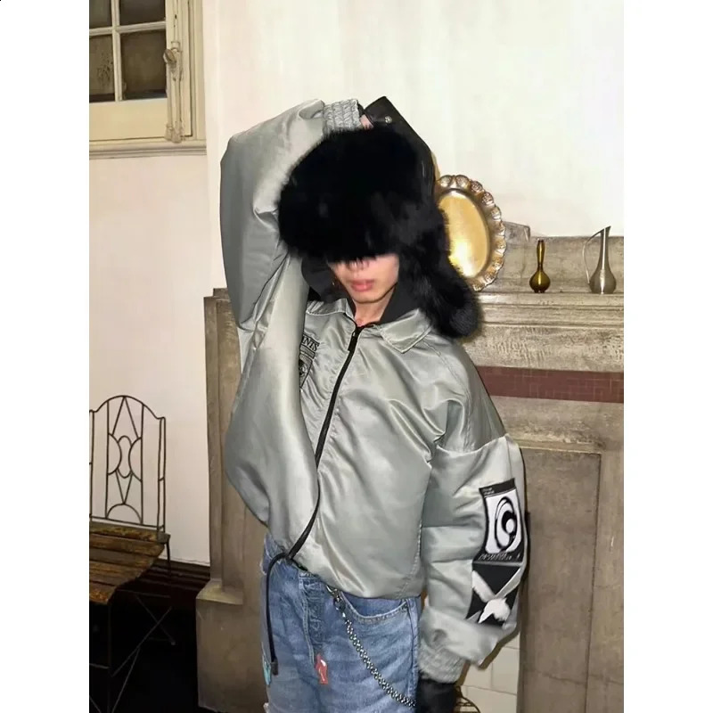 NIGO ERD Embroidered Sleeves Aging Cotton Nylon Silhouette Jacket Bomber Jacket Mens Street Baseball Clothing #NGTTOP11145 240919
