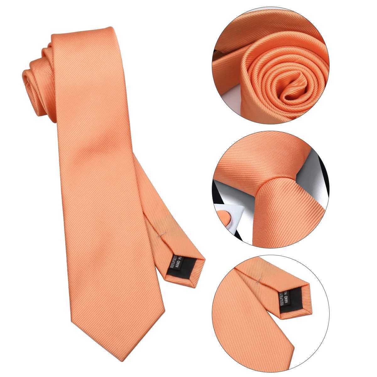 Classic Solid Color Tie Set Elegant Ties For Men Fashion Mens Tie Necktie Handchief Cufflinks Business Wedding Suid Accessories X2504071
