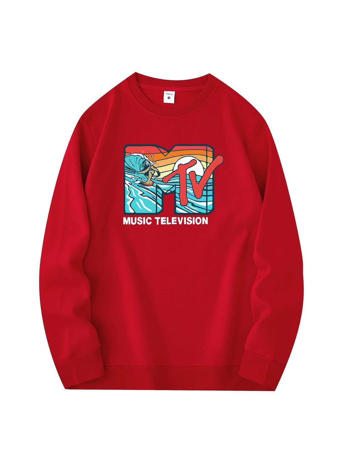 Mens new fashion round neck sweater casual and daily comfort round neck sweatshirt wave print mens jacketX240925