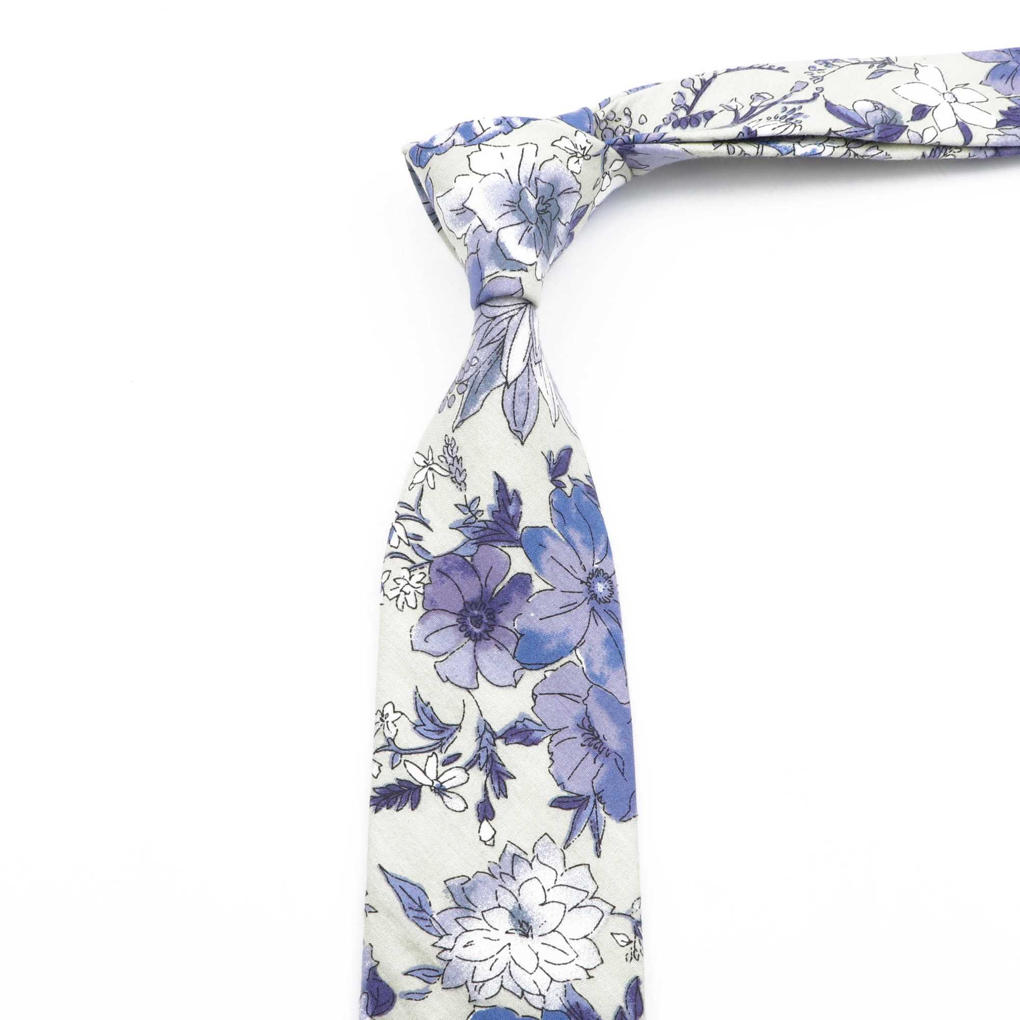 47 mens floral ties elegant and beautiful printed collar tight tie suitable for wedding parties and workplaces Y240925