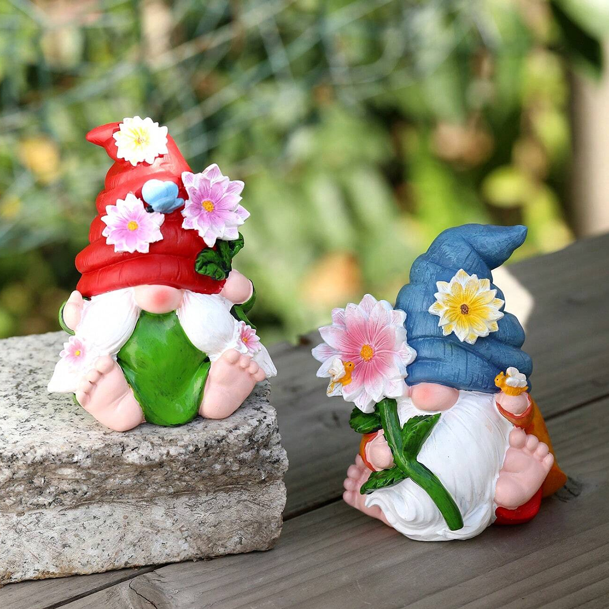 Autumn Gnome Garden Decorations Elf Gnome Decorations Gifts Elf Dwarf Statue