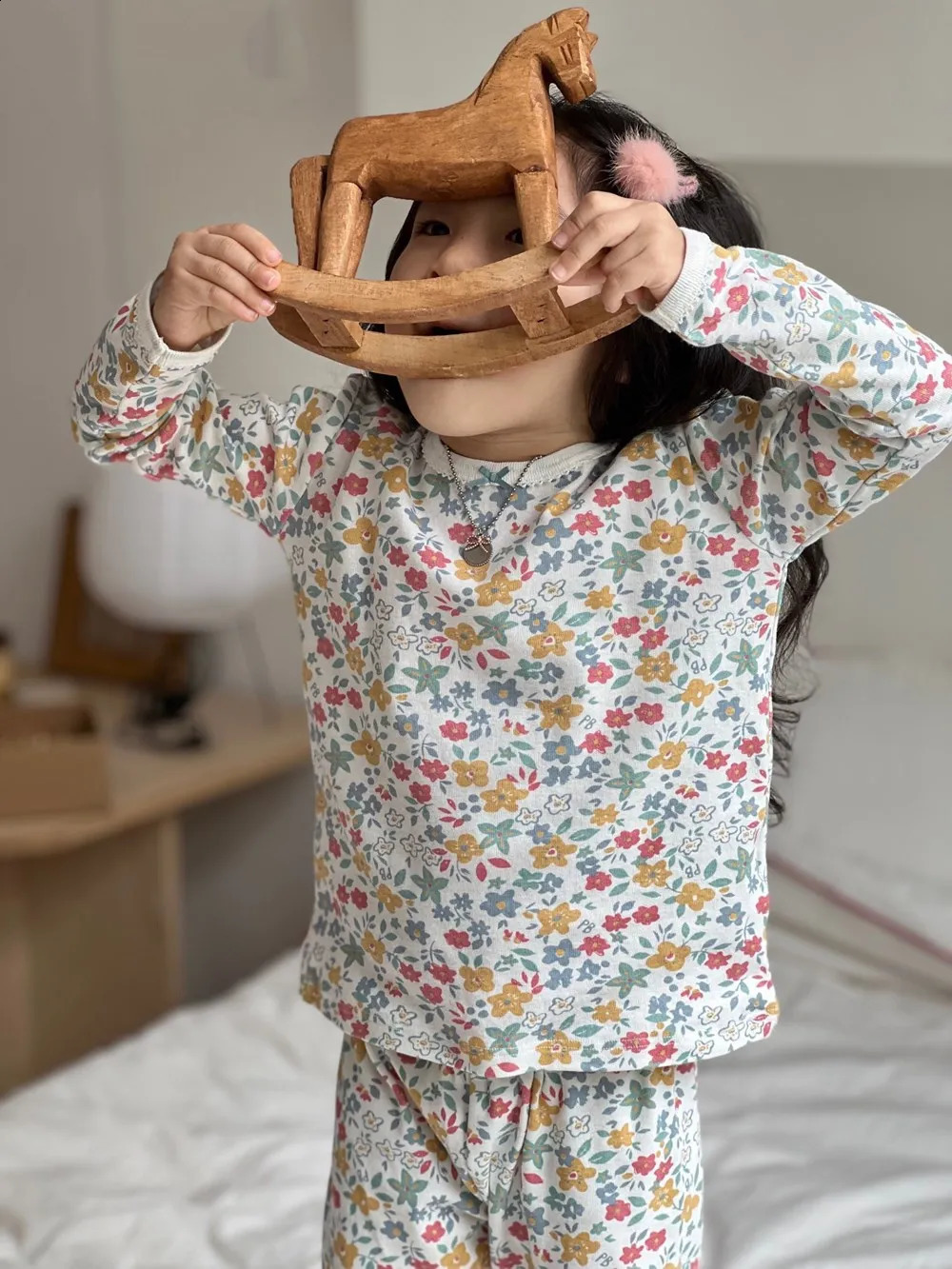 pajama sets kids pajamas High quality printed boys and girls suit baby clothes 240921