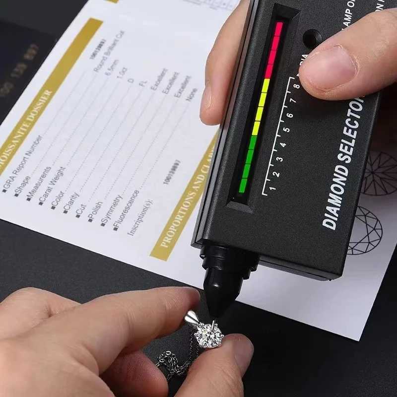 GRA Certified Moissanite Pendant Necklace D Color Lab Diamond Real S925 Sterling Silver Six Prong Pendant Fine Jewelry for WomenX240924