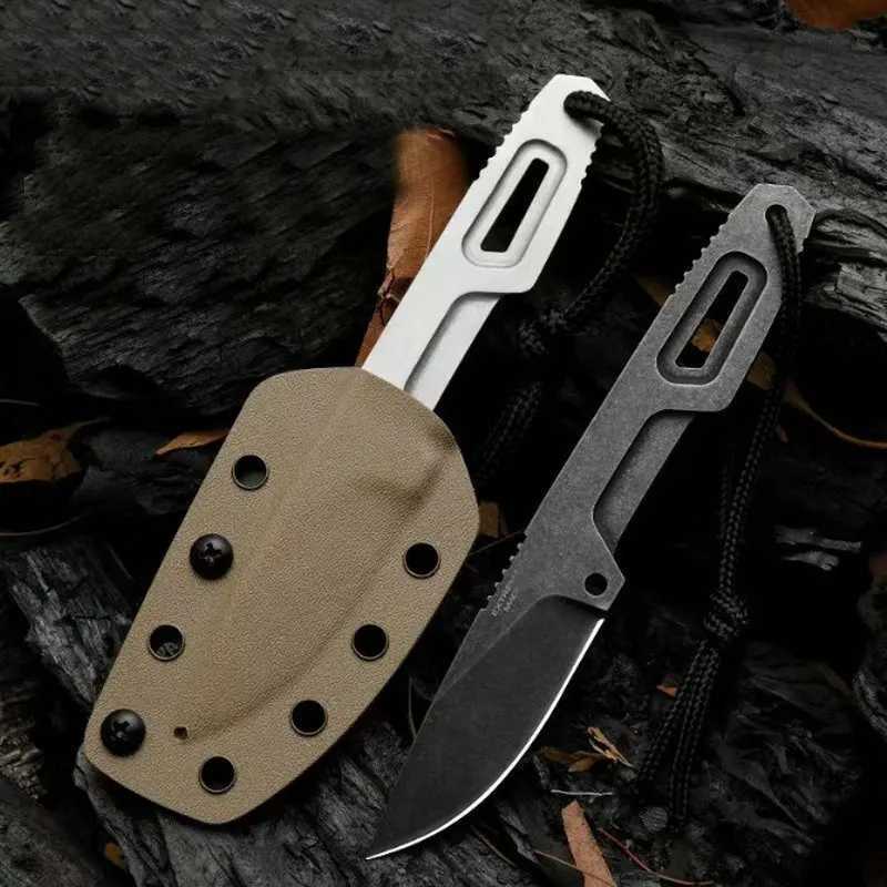Trskt SATRE N690 steel neck knife washer hunting tactical outdoor camping knife kitchen gift EDC tool with Kydex direct shipping CL240925