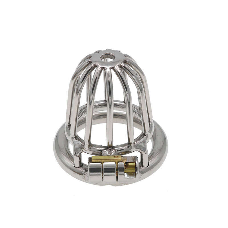 Qiqu Stainless Steel Chastity Lock Penis Cage Binding Alternative Sexual Tools Passionate Lower Body Training Adult Toys