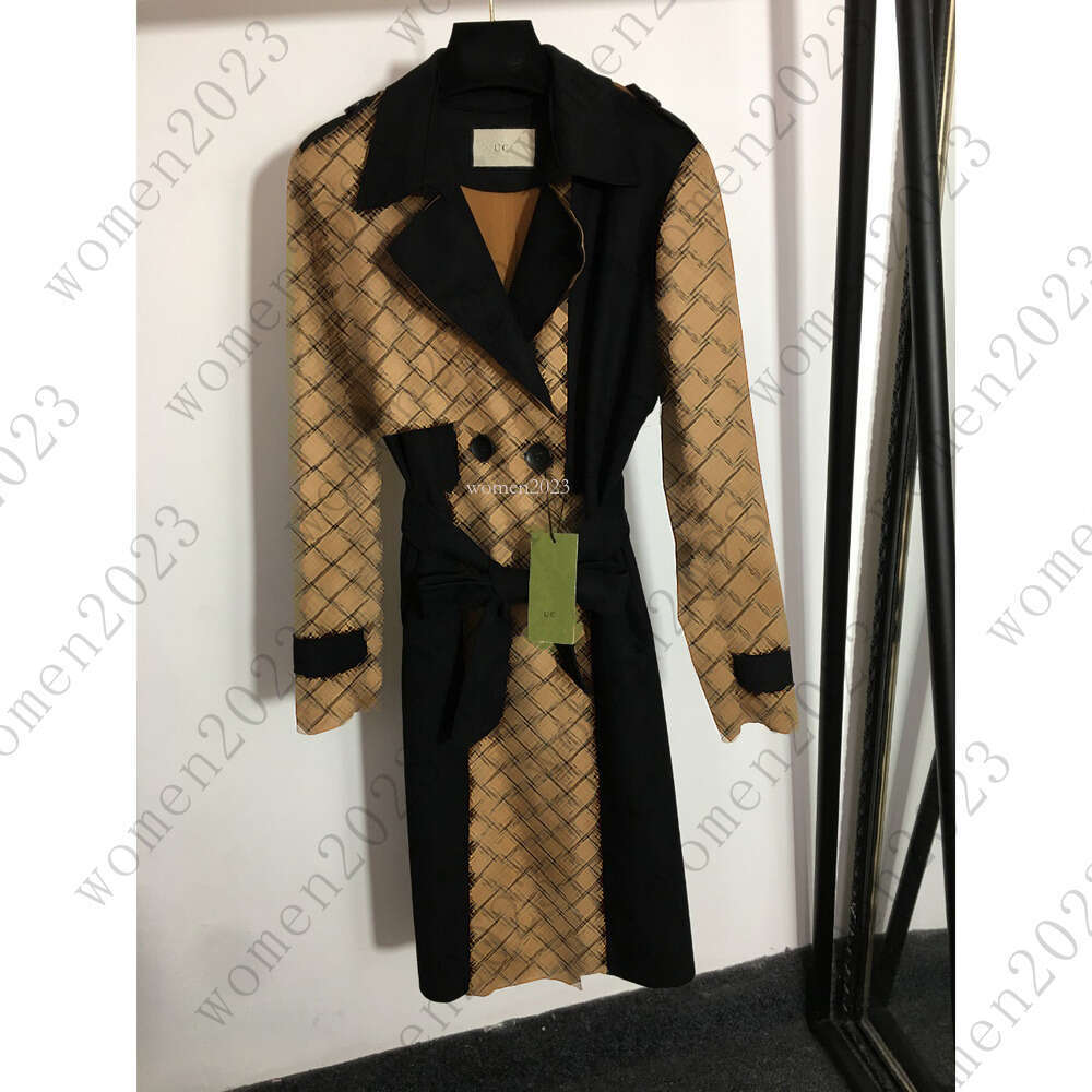 Women coat Designer Brand jacket design windbreaker trench coat Fashion Logo vacation woman Lapel deerskin velvet trench coat overcoat Sep 24