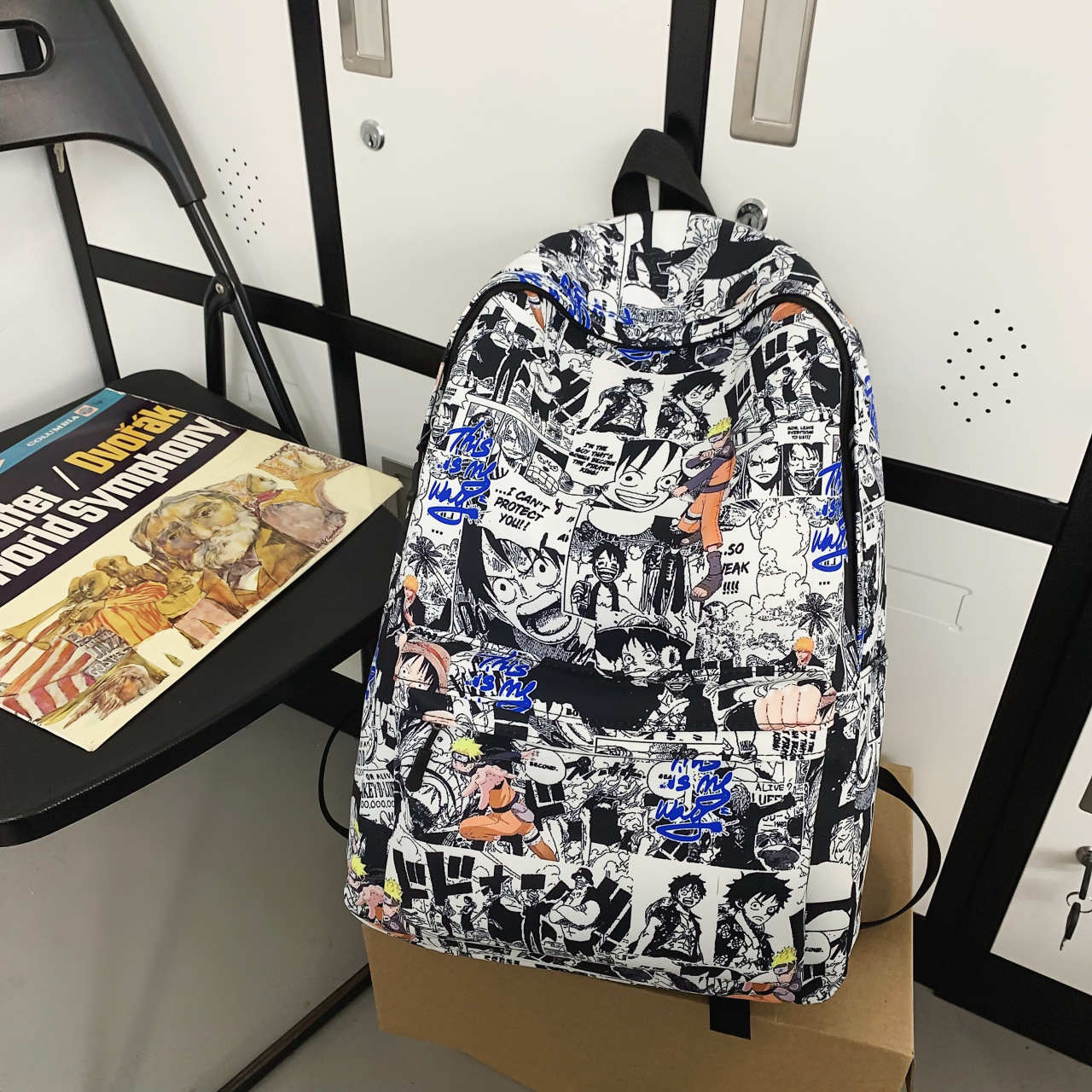 2024 New Designer Backpack for Girls, Personalized Graffiti Forest, Minimalist Campus, New Forest Style, Large Capacity Leisure Backpack