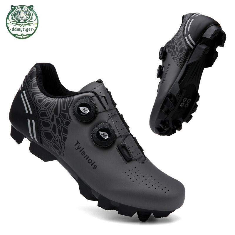 ddmytiger Highway mountain men's and women's locked bicycles without lock hard soled dynamic cycling shoes, gym A ddmythur