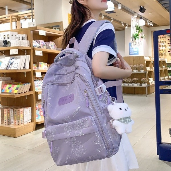 2024 new compact and fresh appearance, lightweight and large capacity backpack for girls, fashionable and cool casual backpack for boys and girls