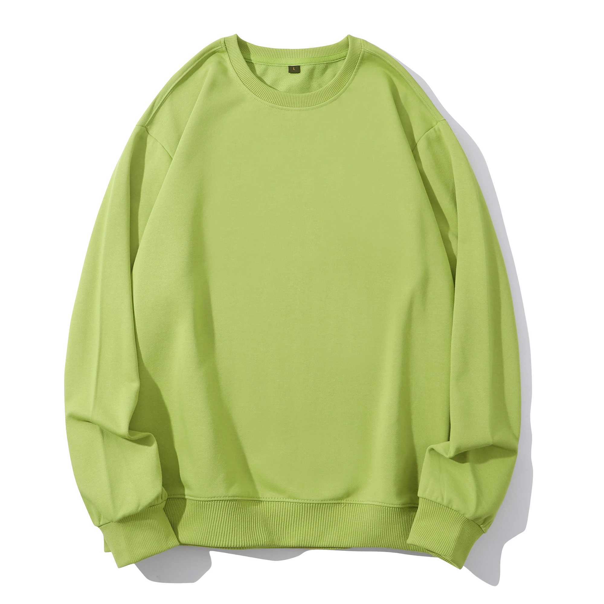 Simple Design Round Neck Sweatshirt Men Loose Streetwear Pullover Male Hoodies Mens Long Regular Oversized SweatshirtsX240925