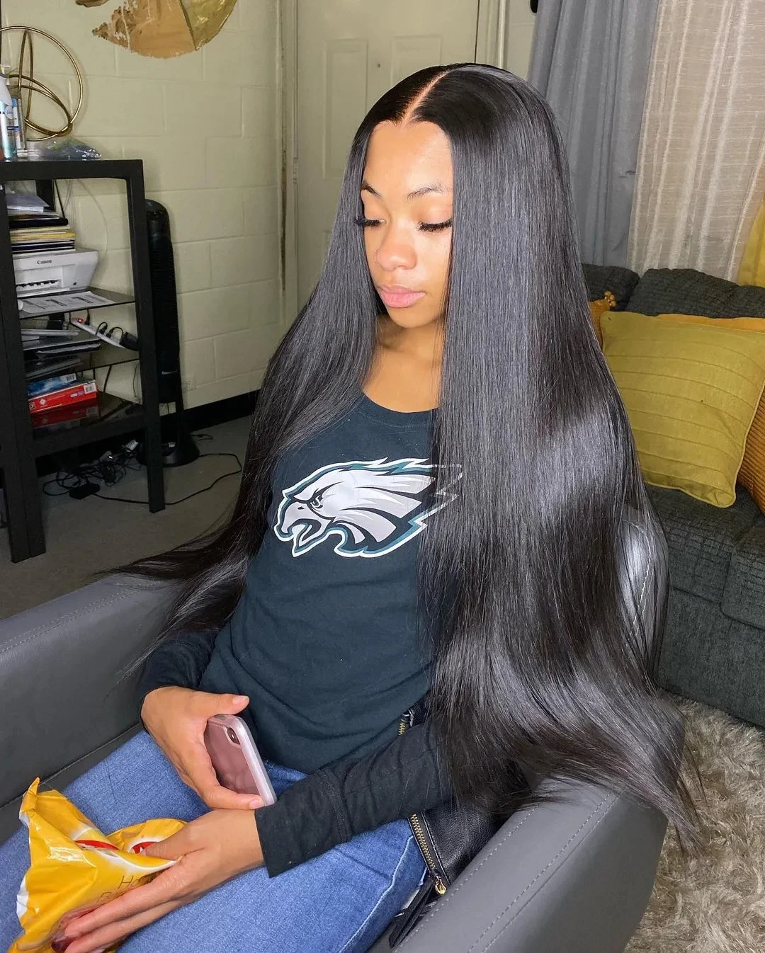 Free shipping Easy Go Peruvian Straight 13x4 Front Pre-Cut Human Hair Wigs Ready To Wear 360 Lace Closure Wig