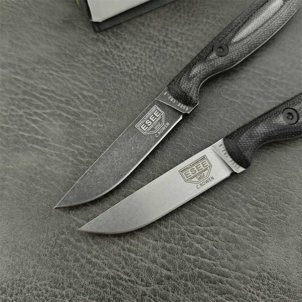 ESEE DC53 Camp Lore Bushcraft Fixed Blade Knife D2 Steel Outdoor Hunting Portable Blade Survival Hunting Tactical EDC Tool CL240925