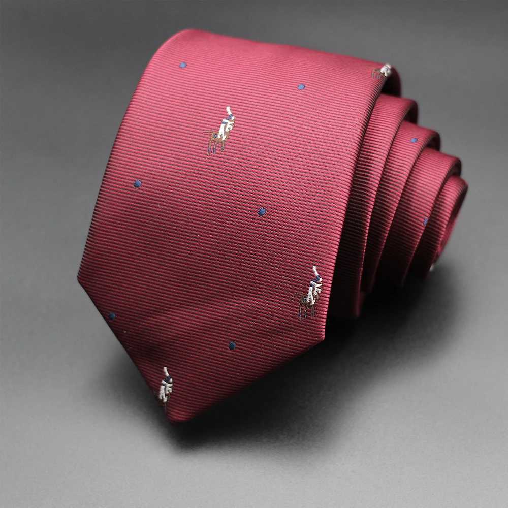 Mens Business Classic Tie 7cm Jacquard Cartoon Pattern Wedding Collar Daily Wearing Tie Accessories Gifts Y240925