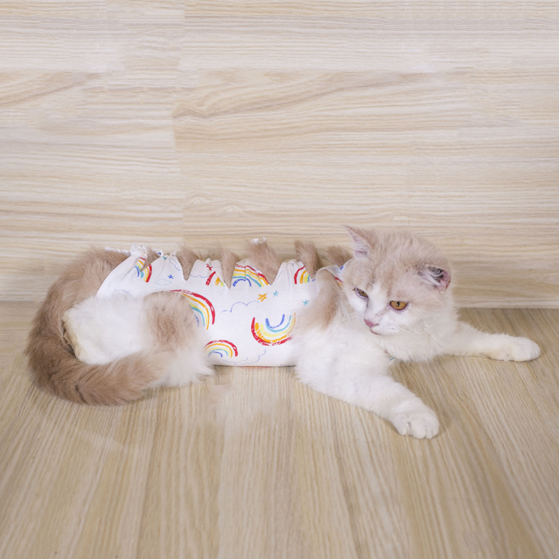 Hallowmas New banded neutering clothes cat neutering clothes surgery clothes weaning clothes cotton breathable after clothing manufacturers