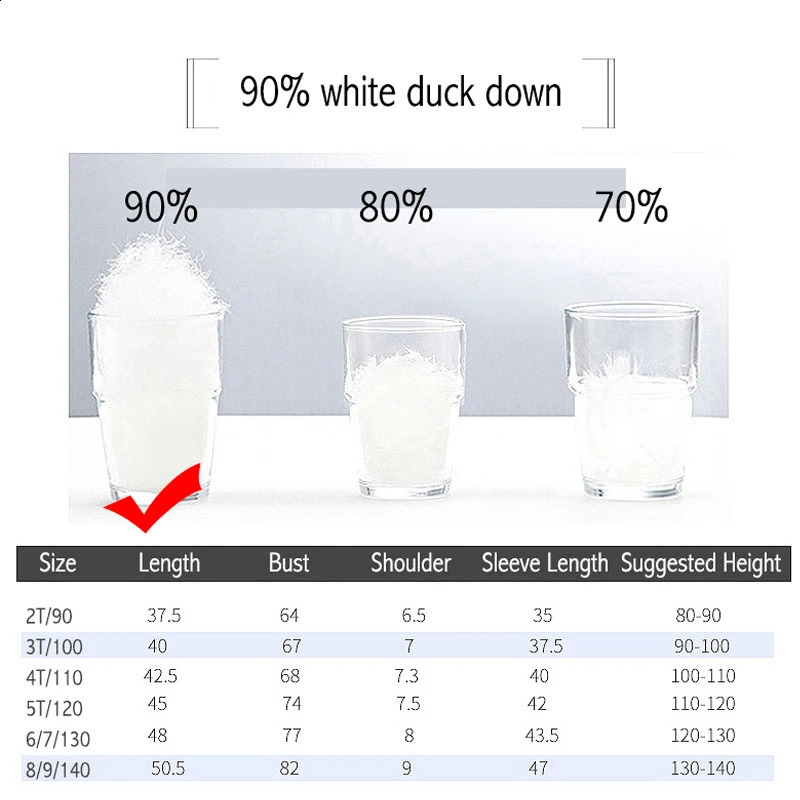 Down Jackets For Girls Winter Coat Candy Color Warm Kids Down Hooded Coats For Boys 2-9 Years Outerwear Children Clothes 240921