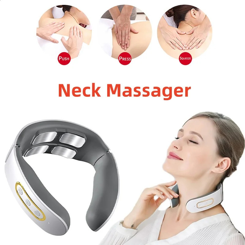 Neck Care Instrument Cervical Spine Massage Shoulder and Intelligent Electric Pulse 240919
