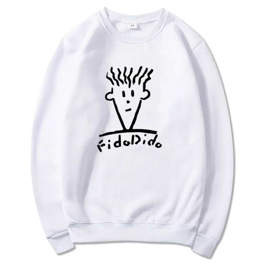 Autumn and Winter Casual Fashion Round Neck Sweatshirt Printed Streetwear Mens Sweatshirt Fido Dido Popular Drink ClothesX240925
