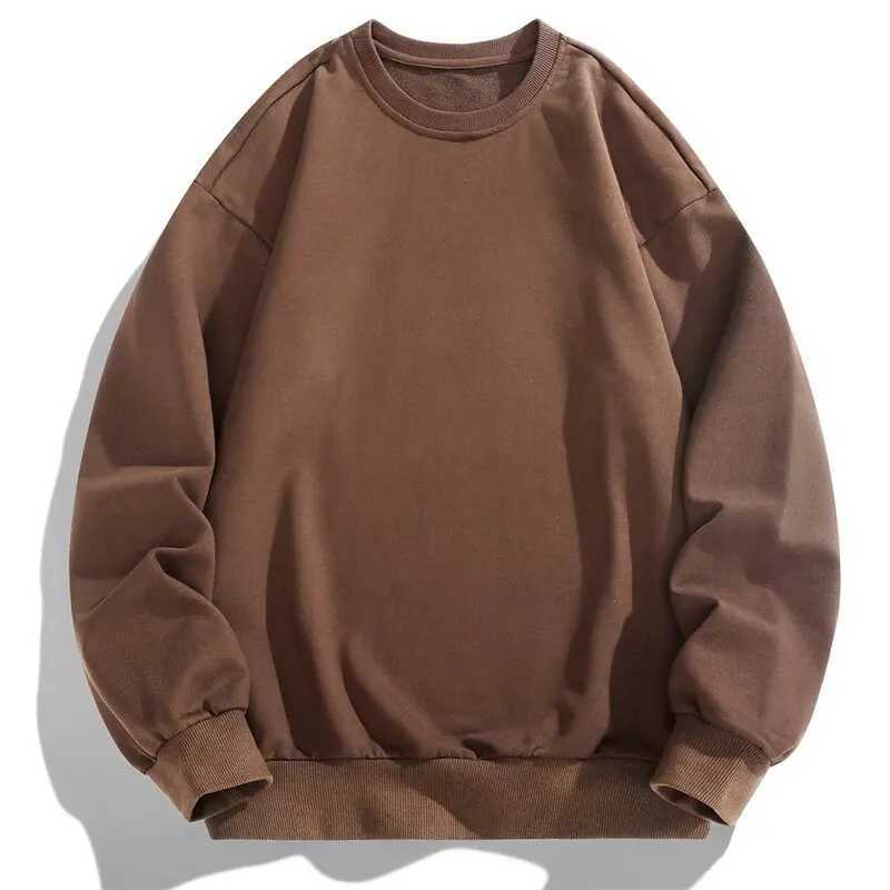 Mens 2023 Models Round Neck Long Sleeve T-Shirt Solid Sweater Casual Sports Fitness Leisure Stretch Men Clothing WY000X240925