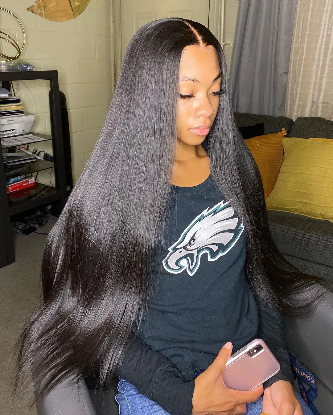 Free shipping Easy Go Peruvian Straight 13x4 Front Pre-Cut Human Hair Wigs Ready To Wear 360 Lace Closure Wig