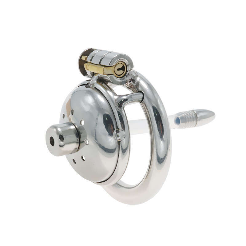 Colorful stainless steel 9-hole breathable pot lid, chastity device, chastity lock CB device with conduit SM adult toy sex worker