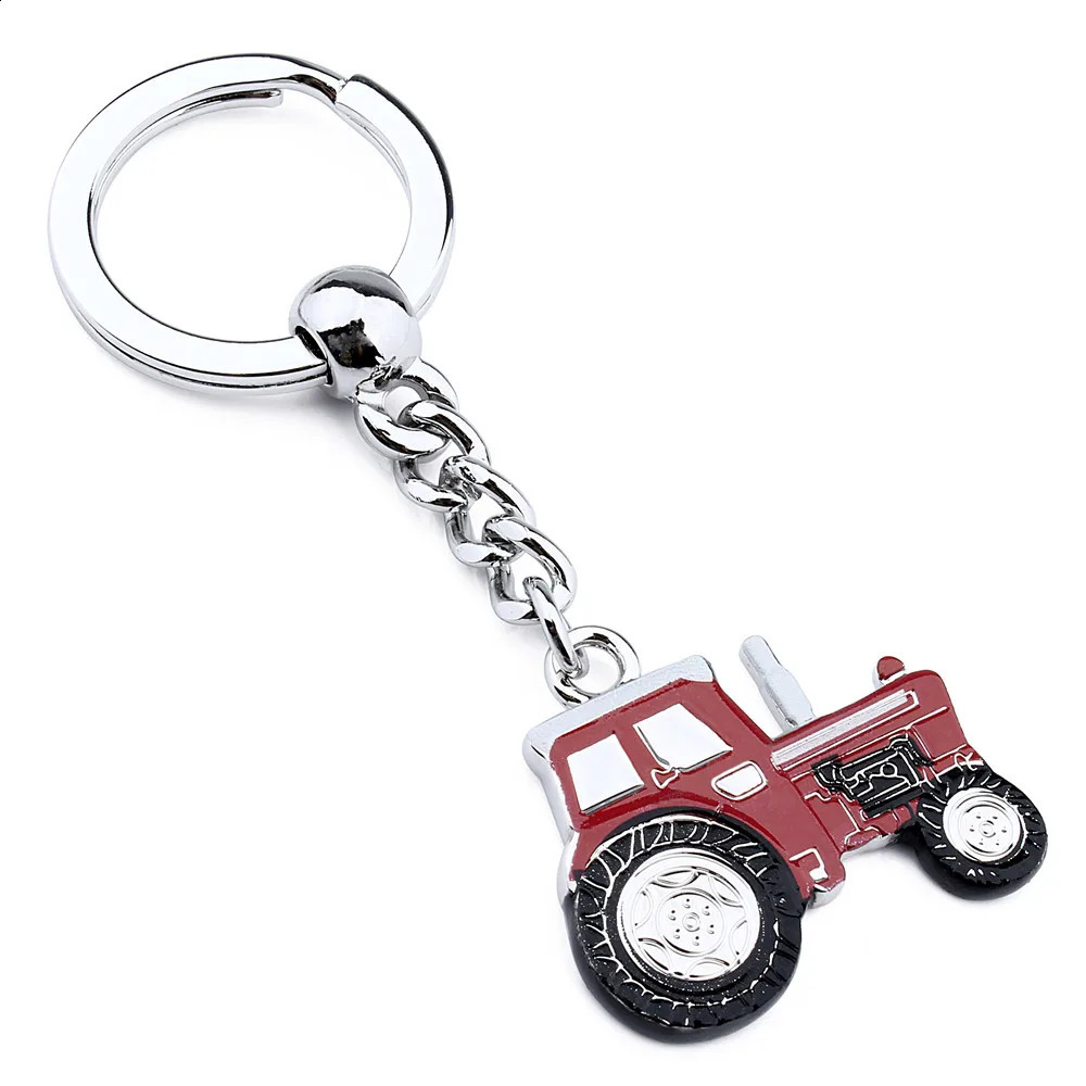 Hawson Car Shaped Red Green Blue Enamel 3.5-inch Keychain and Keyring Neutral Keyring 240924