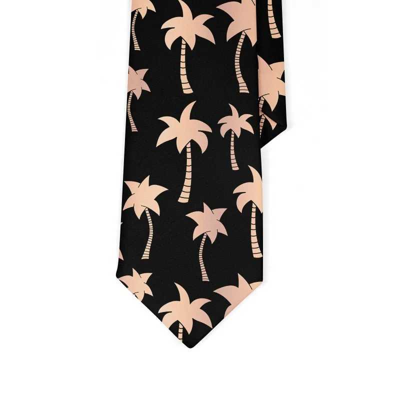 Daisy Printed Mens Tie 8cm Ultra Thin Collar Fashion Shirt Accessories Daily Wearing Tie Wedding Party Gift Mens Tie Y240925