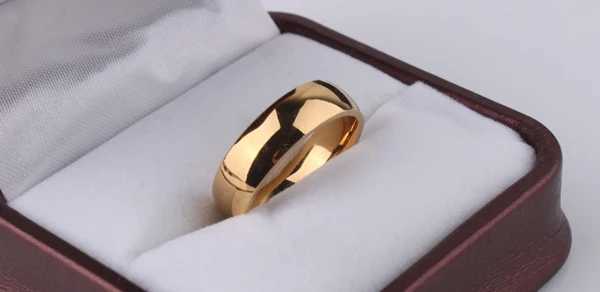 Smooth signature ring light version gold wedding ring suitable for women smooth stainless steel ring W240925