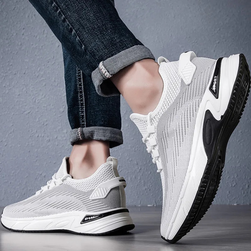 Summer Men Sneakers 8CM Elevator Shoes Hidden Height Increasing Shoes For Men 6CM Casual Sport Heightening Shoes Tenis Masculino 240924