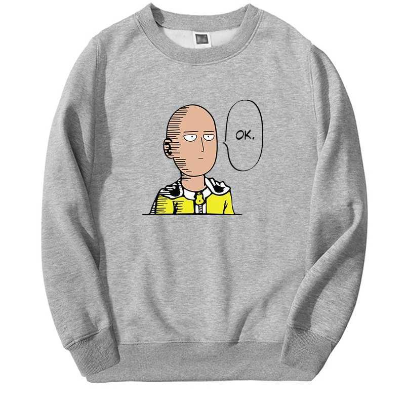 One Punch Man Graphic Hoodie Anime Saitama Men/women Harajuku Sweatshirts Fashion Round Neck Hip Hop Pullover New SportswearX240925