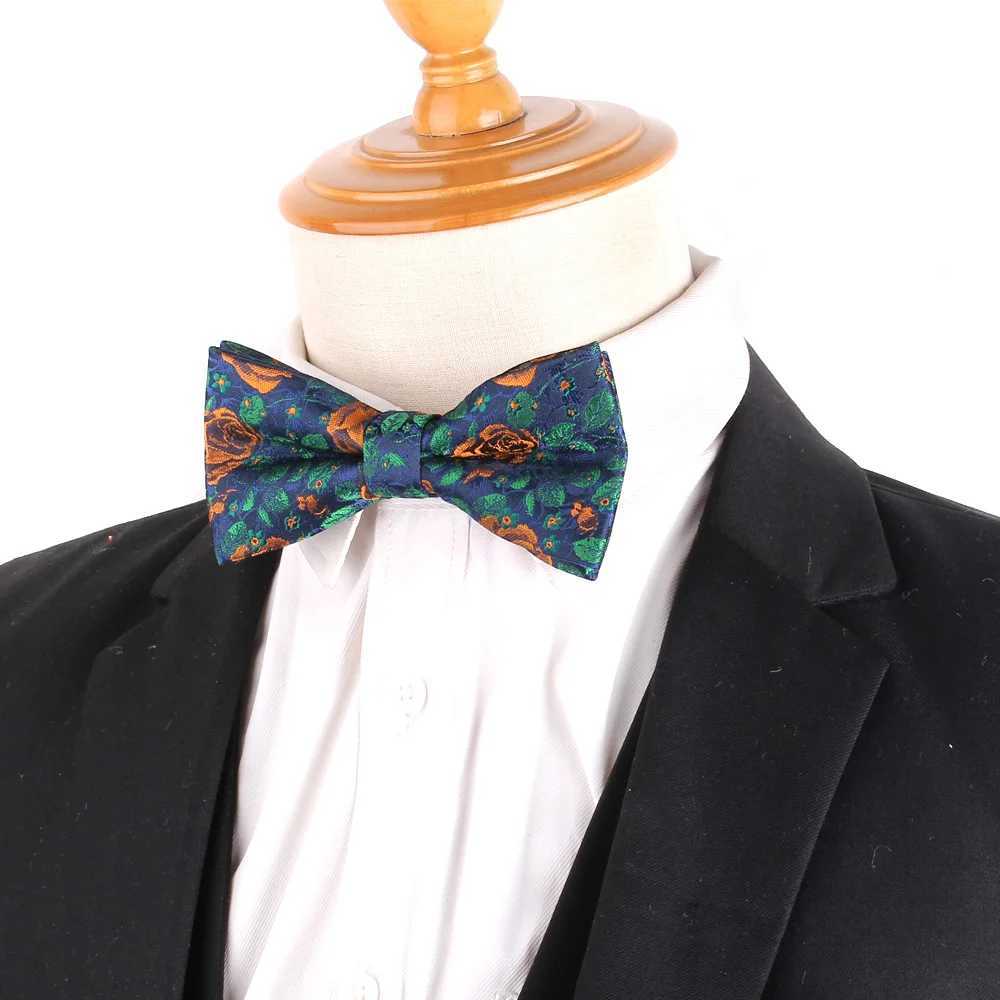 New fancy mens tie casual jacquard tie mens adjustable tie business wedding tie Cravats tie Y240925