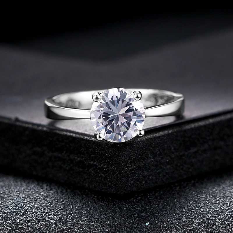 Womens fashion jewelry ring cubic zirconia charm brides wedding engagement white gold color ring direct shipping W240925