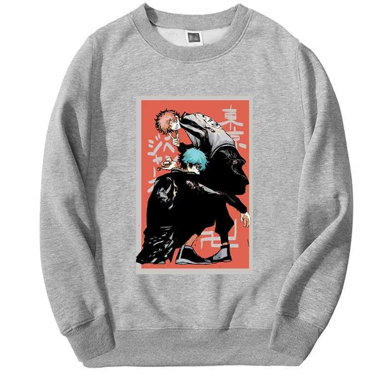 2024 Hot Anime Tokyo Revengers Hoodies Men Women Mikey Anime Graphic Sweatshirts Harajuku Casual Round Neck Tracksuit PulloverX240925