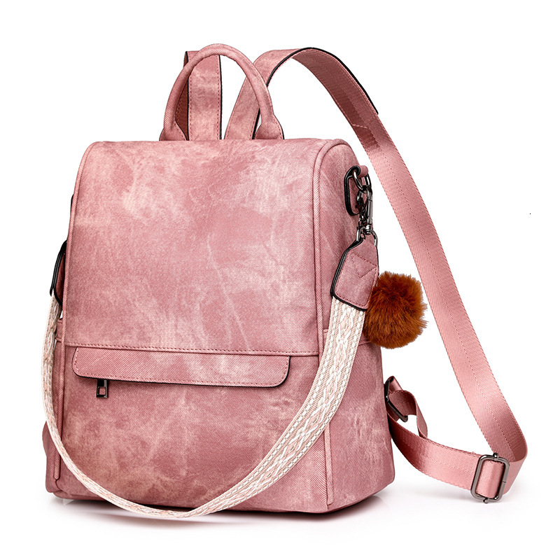 2024 New Designer Backpack Spring Trend PU Women's Multi functional Shoulder Bag