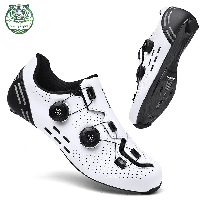 ddmytiger Highway mountain men's and women's locked bicycles without lock hard soled dynamic cycling shoes, gym black red A ddmythur