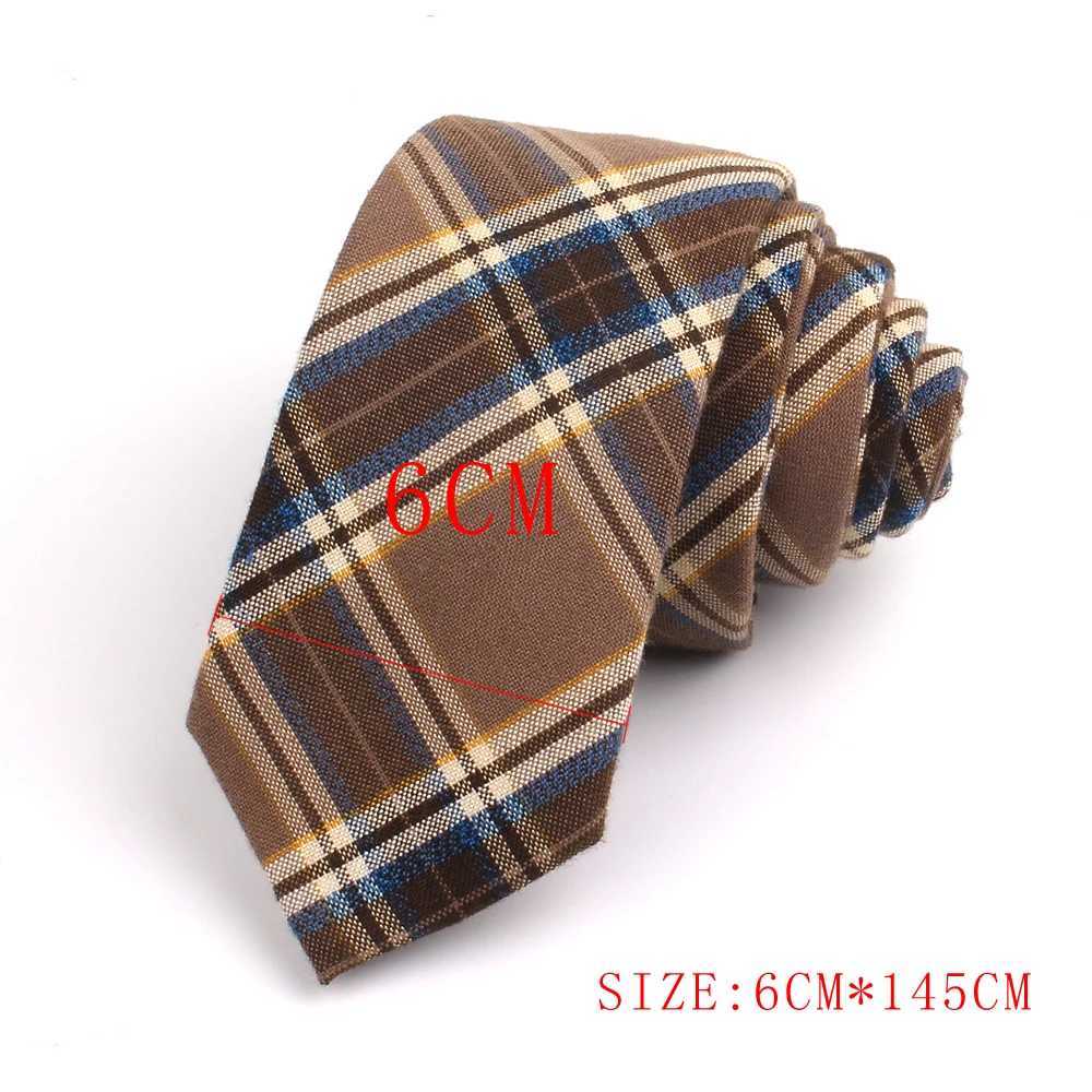 Fashionable cotton neck tie for mens casual plain weave tie boys and girls suit slim collar tie wedding party Gravatas Y240925