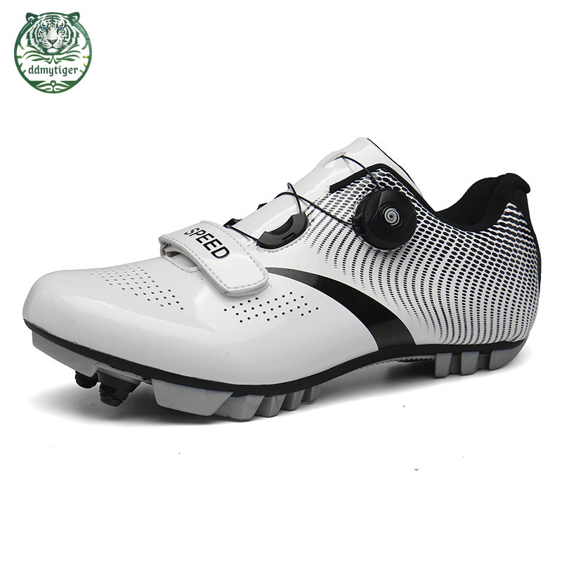 ddmytiger Large size for men and women, road mountain bike lock shoes, hard soled assistive cycling shoes A ddmythur